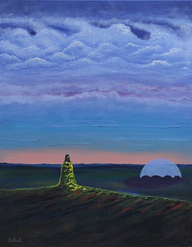 Another Sky par Serguei Borodouline, Peinture en vente sur Singulart