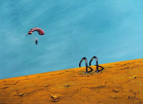 Jump par Serguei Borodouline, Peinture en vente sur Singulart