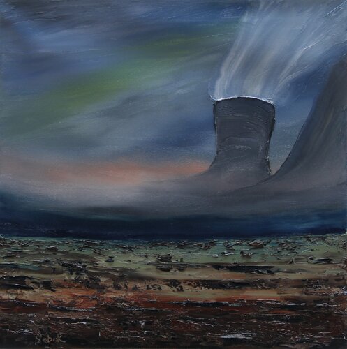 Blast Furnace di Serguei Borodouline, Pittura in vendita su Singulart