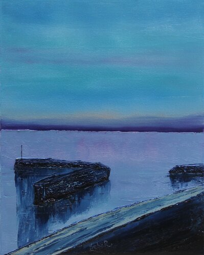 Old Wharf par Serguei Borodouline, Peinture en vente sur Singulart