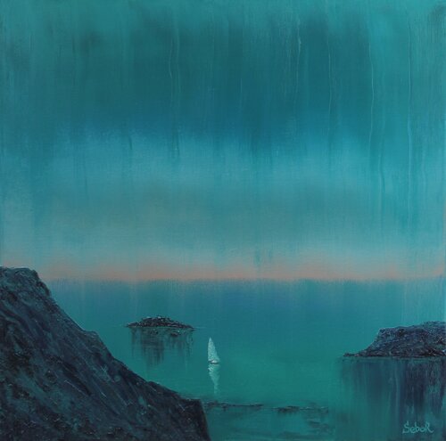 Sail In Rain von Serguei Borodouline, Malerei kaufen auf Singulart
