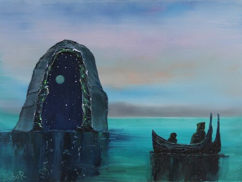 Stars Arch de Serguei Borodouline, Pintura a la venta en Singulart