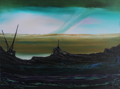 Abroad by Serguei Borodouline, Painting for Sale on Singulart