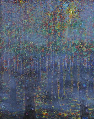 Forest Fog di Serguei Borodouline, Pittura in vendita su Singulart
