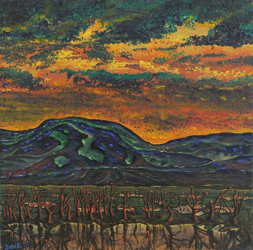 Altai Fall van Serguei Borodouline, Schilderij te koop op Singulart