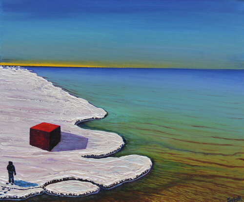 Cube by Serguei Borodouline, Painting for Sale on Singulart