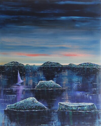 Water is Wide van Serguei Borodouline, Schilderij te koop op Singulart