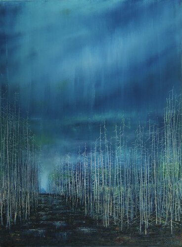 Fall's Last Day par Serguei Borodouline, Peinture en vente sur Singulart