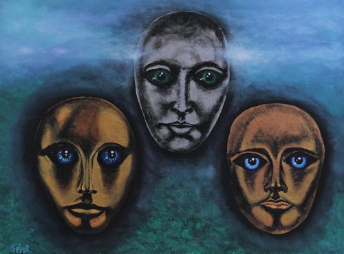 Gold Silver & Brass van Serguei Borodouline, Schilderij te koop op Singulart