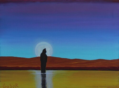 Hermit by Serguei Borodouline, Painting for Sale on Singulart