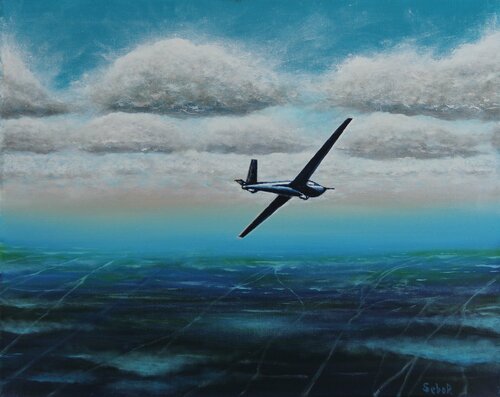 Glider de Serguei Borodouline, Pintura a la venta en Singulart