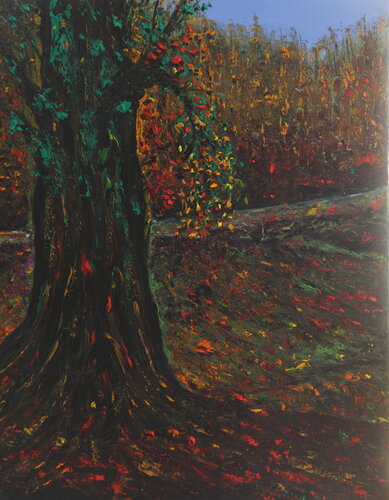 Tree's Autumn von Serguei Borodouline, Malerei kaufen auf Singulart