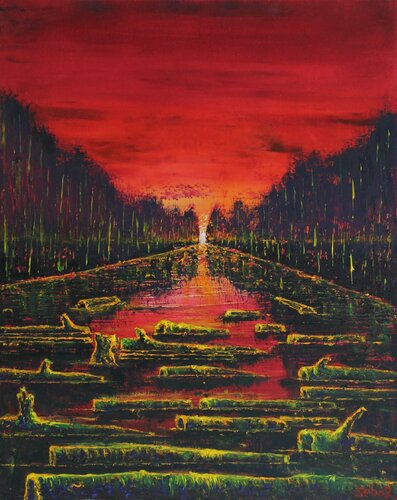 Logs by Serguei Borodouline, 회화 for Sale on Singulart