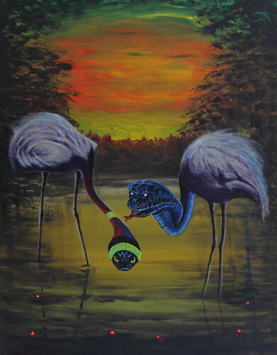 Lovely Creatures von Serguei Borodouline, Malerei kaufen auf Singulart