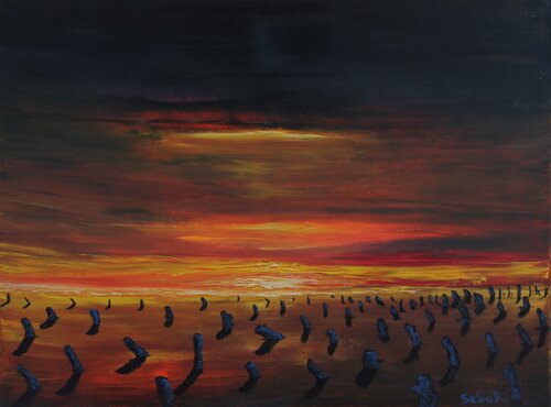 Melted Sky van Serguei Borodouline, Schilderij te koop op Singulart