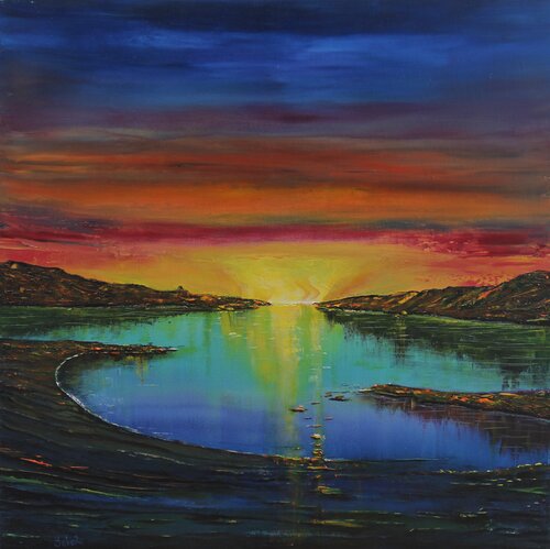 Mercury Lake par Serguei Borodouline, Peinture en vente sur Singulart