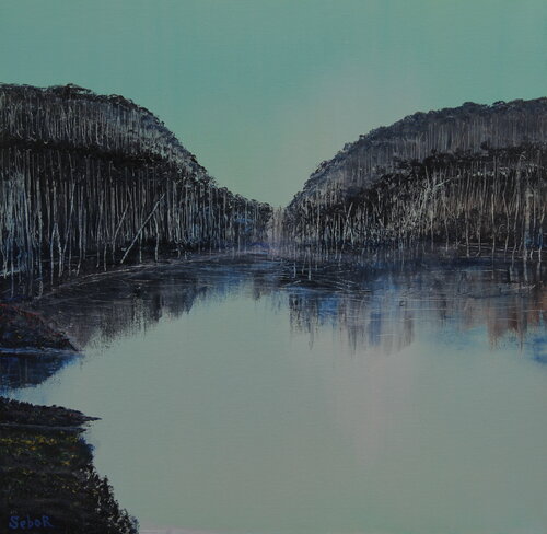 Morning Calm par Serguei Borodouline, Peinture en vente sur Singulart