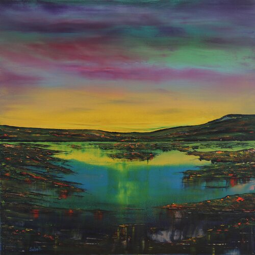 Most in Green di Serguei Borodouline, Pittura in vendita su Singulart