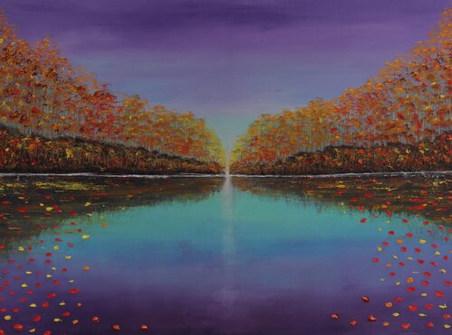 Purple October von Serguei Borodouline, Malerei kaufen auf Singulart