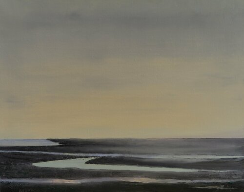 River Mouth di Serguei Borodouline, Pittura in vendita su Singulart