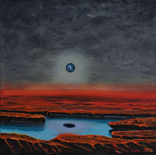 Red Desert di Serguei Borodouline, Pittura in vendita su Singulart