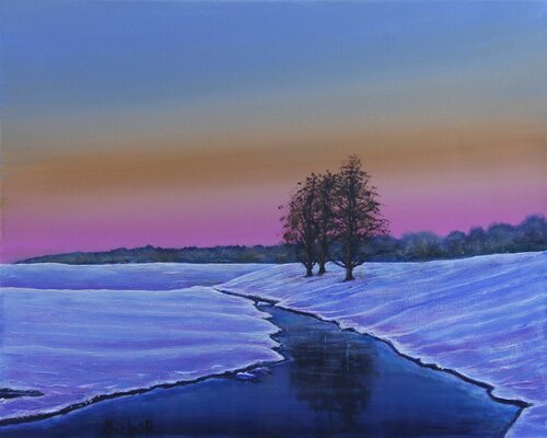 Winter Source di Serguei Borodouline, Pittura in vendita su Singulart