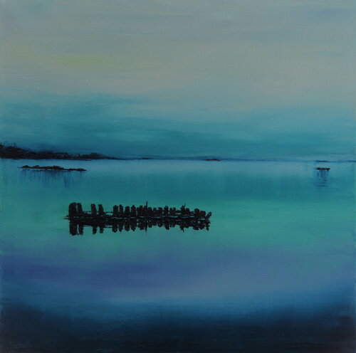 Turquoise Water von Serguei Borodouline, Malerei kaufen auf Singulart