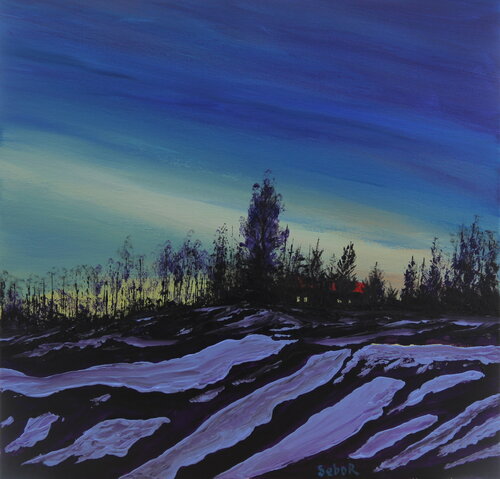 Late Time by Serguei Borodouline, 회화 for Sale on Singulart