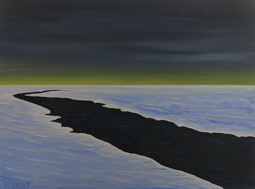 Black Bend de Serguei Borodouline, Pintura a la venta en Singulart