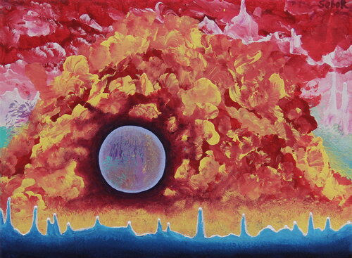 Magical Abu Dhabi de Serguei Borodouline, Pintura a la venta en Singulart