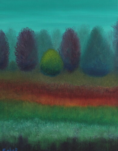 Misty Dusk par Serguei Borodouline, Peinture en vente sur Singulart