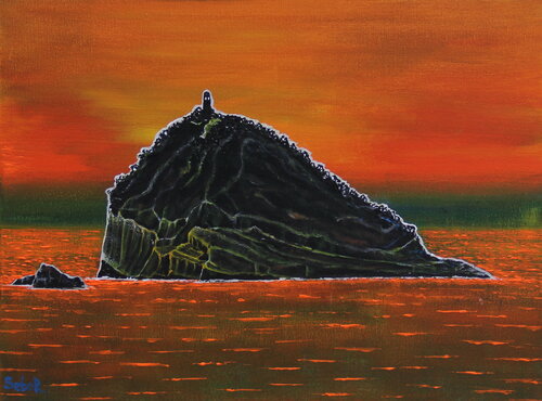 Orange Twilight von Serguei Borodouline, Malerei kaufen auf Singulart