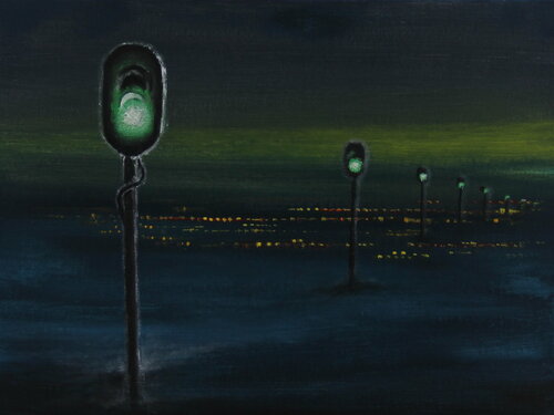 Night Mist van Serguei Borodouline, Schilderij te koop op Singulart