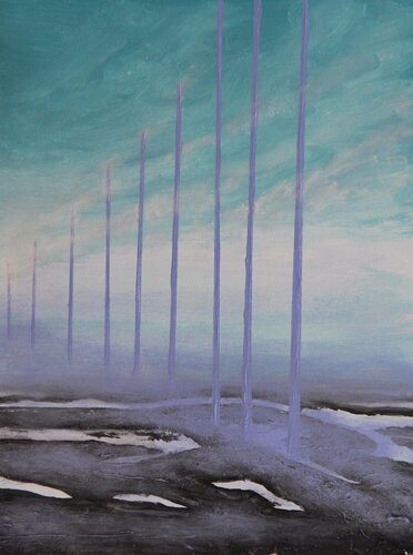 Pillars - II van Serguei Borodouline, Schilderij te koop op Singulart