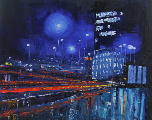 City Light by Serguei Borodouline, Painting for Sale on Singulart