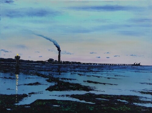 Harbor di Serguei Borodouline, Pittura in vendita su Singulart