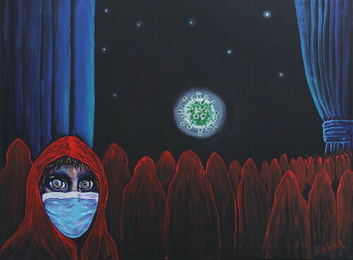 Show Must Go On di Serguei Borodouline, Pittura in vendita su Singulart