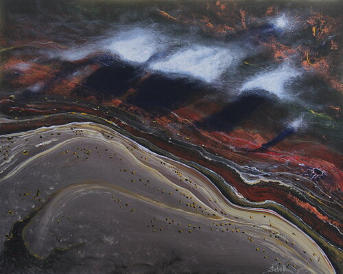 Lavaland di Serguei Borodouline, Pittura in vendita su Singulart