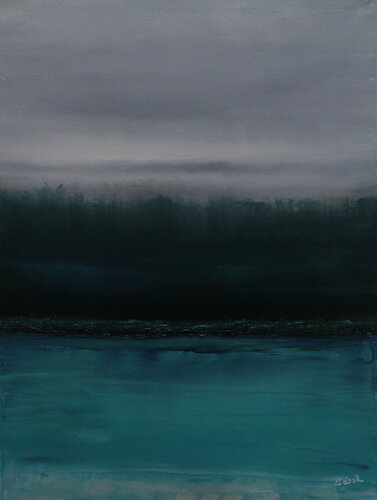 Foggy Dusk van Serguei Borodouline, Schilderij te koop op Singulart