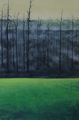 Misty Forest de Serguei Borodouline, Pintura a la venta en Singulart