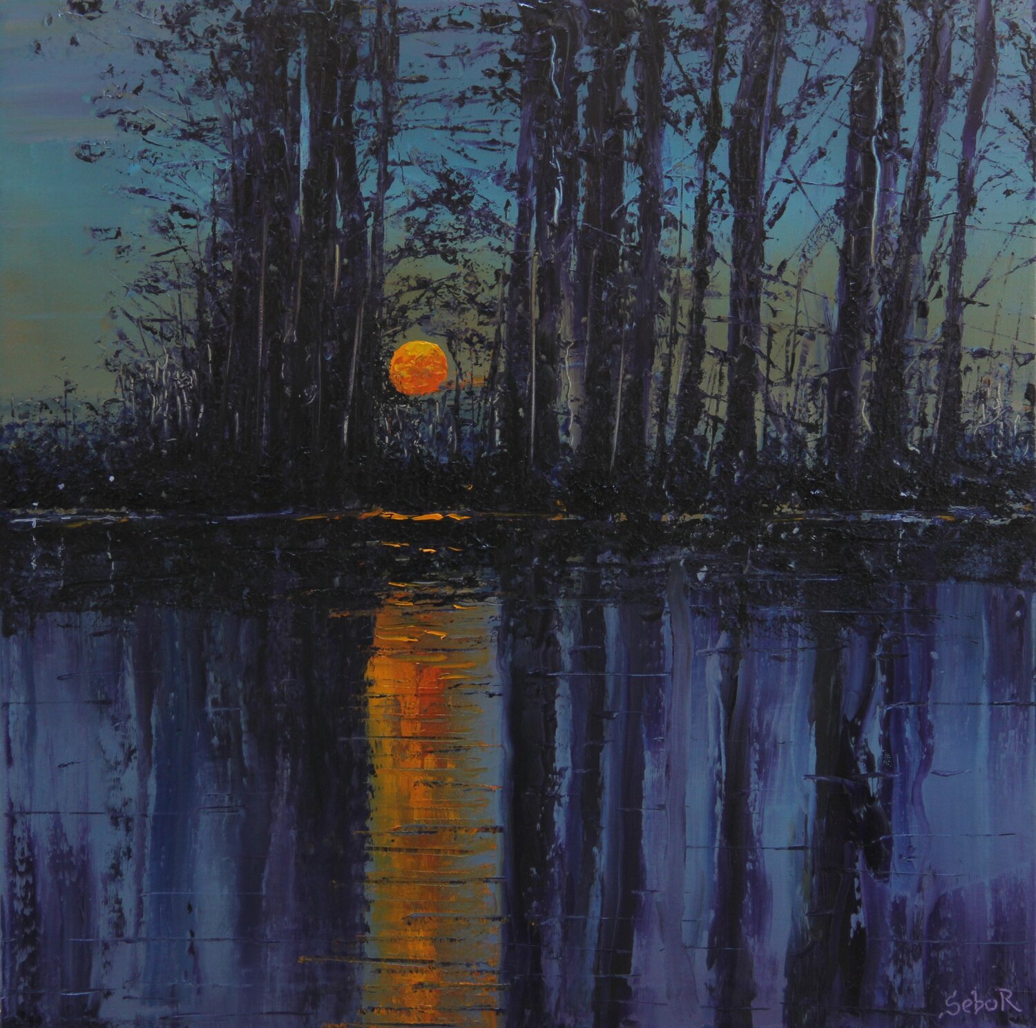 Orange Moon Serguei Borodouline