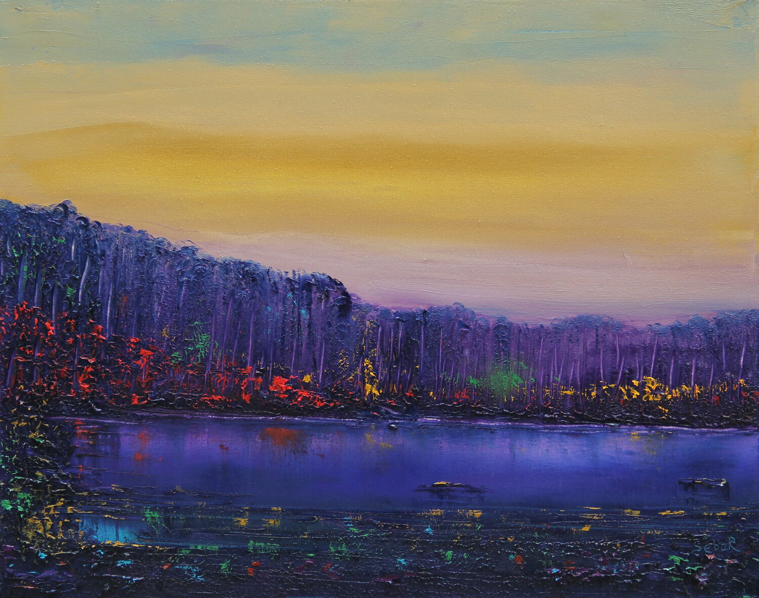 October Pond Serguei Borodouline