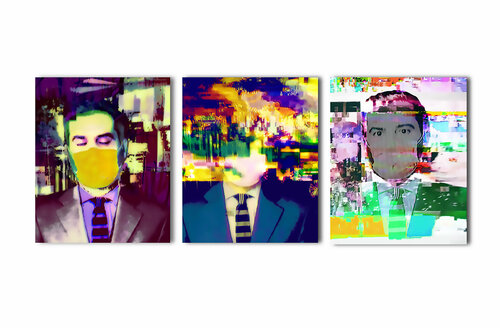 Boom triptyque de Grigoris Koukis, Digital a la venta en Singulart
