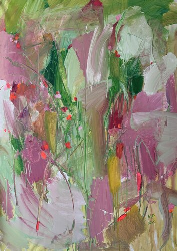 Floral mood 4 by Petro Hrytsiuk, 회화 for Sale on Singulart