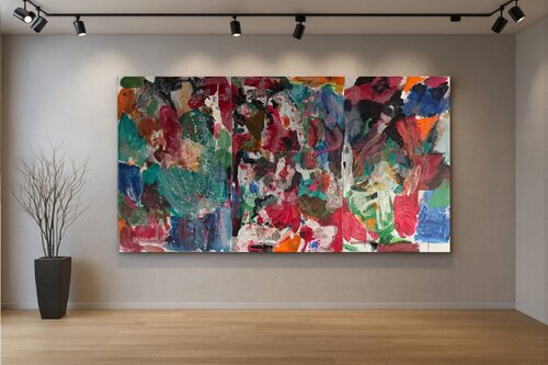 triptych "Mood 04" by Petro Hrytsiuk, Painting for Sale on Singulart