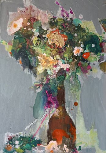 Flowers 4 by Petro Hrytsiuk, 회화 for Sale on Singulart