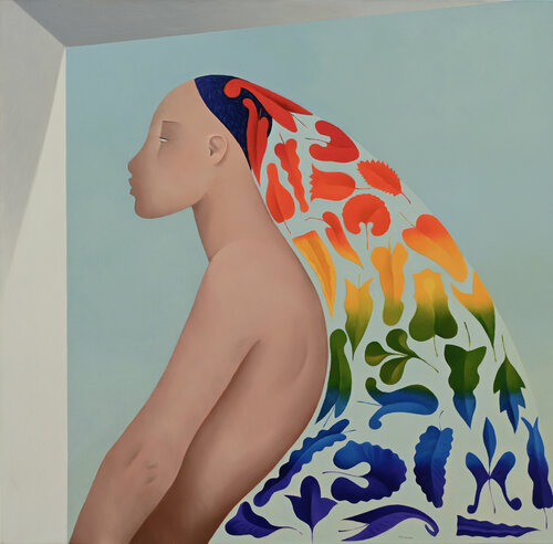 Profilo dell'arcobaleno di Cesare Reggiani, Pittura in vendita su Singulart