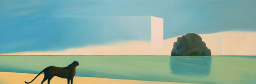 L'isola del miraggio by Cesare Reggiani, Painting for Sale on Singulart