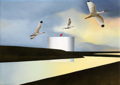 La luce del delta by Cesare Reggiani, Painting for Sale on Singulart