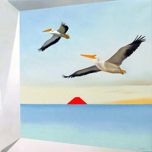 Oltre la soglia by Cesare Reggiani, Painting for Sale on Singulart